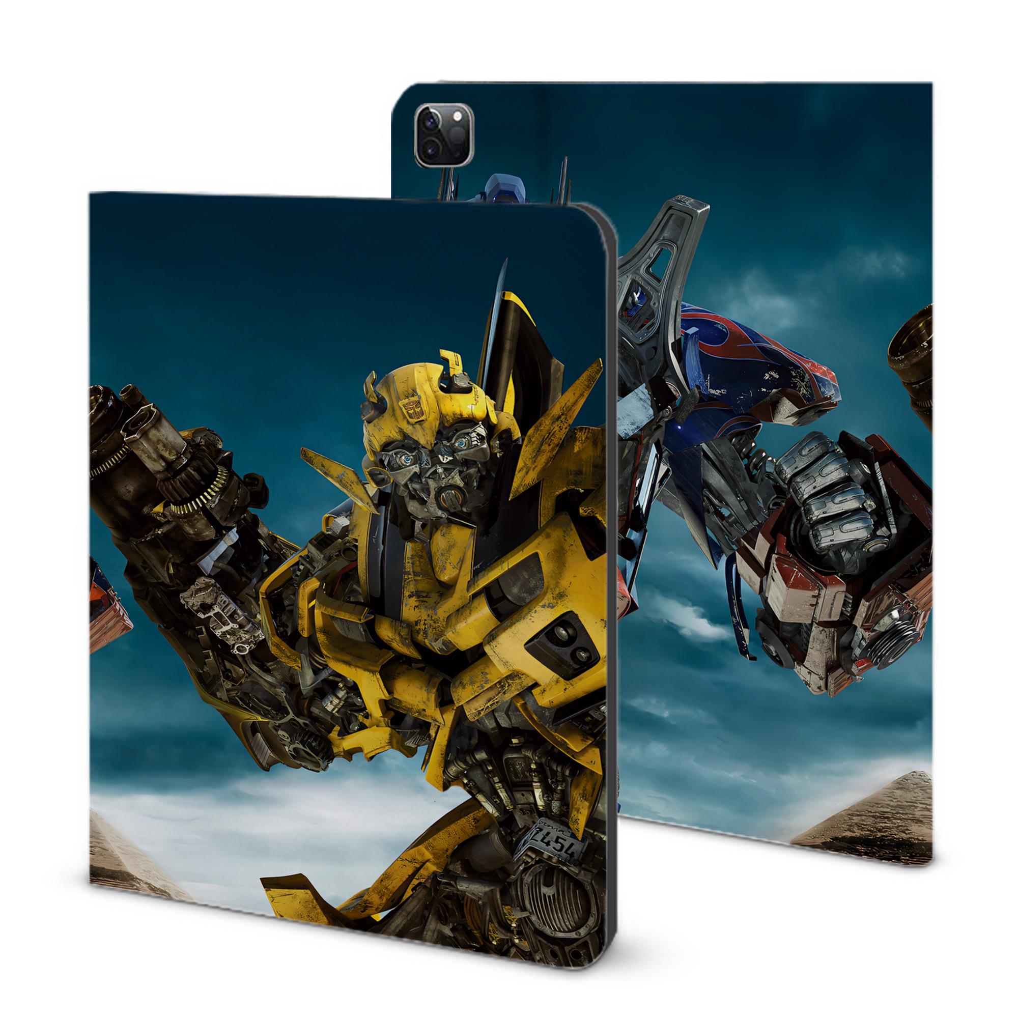 （画像用） Transformers トランスフォーマー IPad ケース ブック型 PUレザー TPU 耐衝撃 軽量 薄型 ペン収納なし 全面保護 IPad 各モデル対応